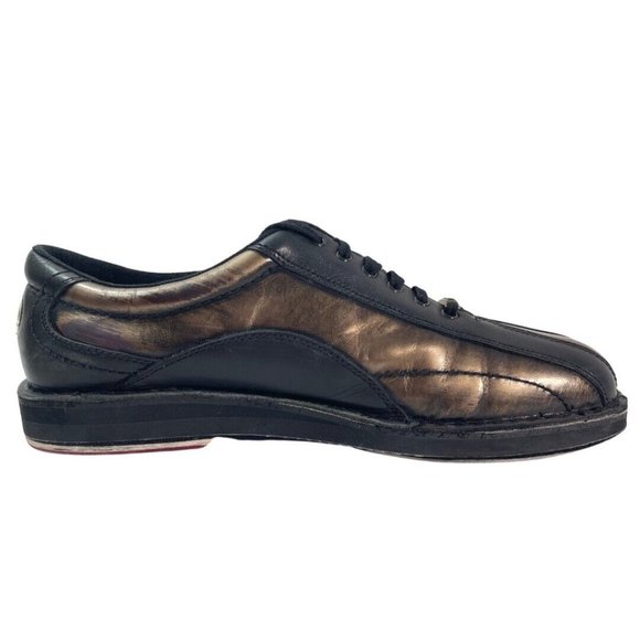 Men's Dexter Bowling Shoes Black/Copper Size 14 B775-1 - Picture 2 of 13